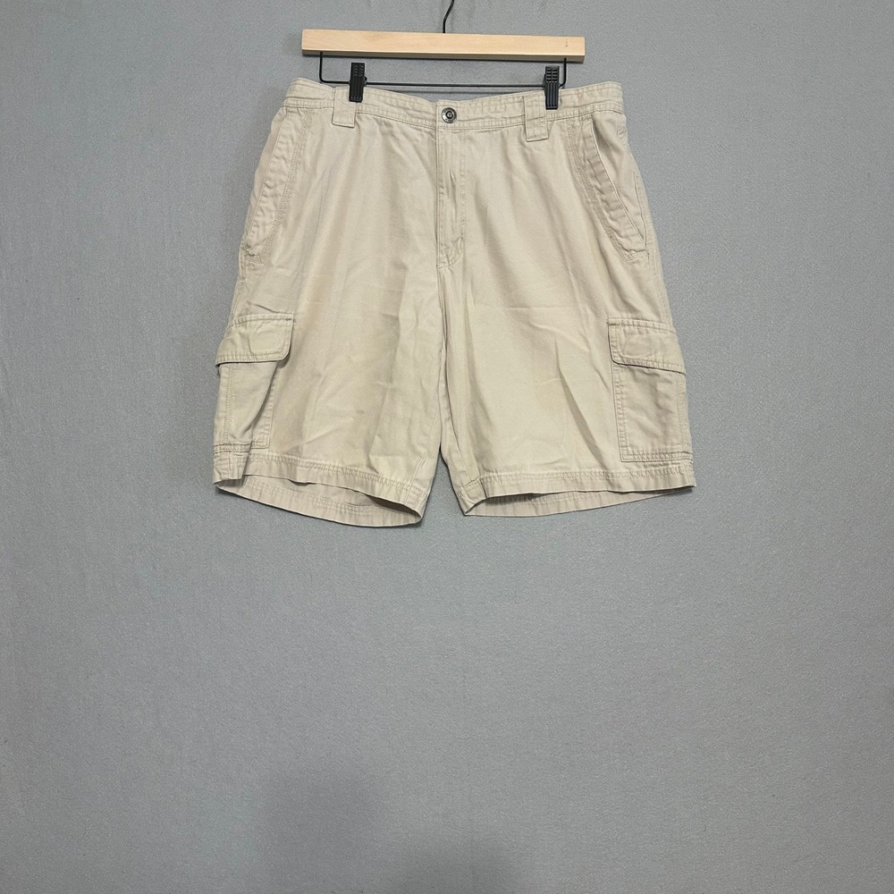 Columbia Omni-Shield Mens Cargo Shorts‎ Tan Khaki Size 36 Hiking Outdoor Trail